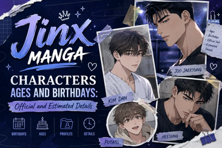 Jinx Manga Characters Ages and Birthdays