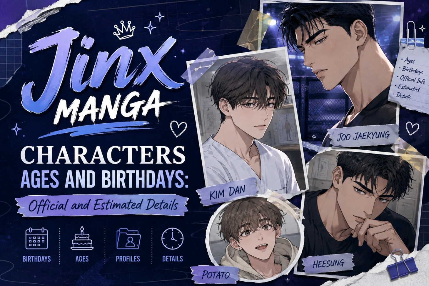 Jinx Manga Characters Ages and Birthdays